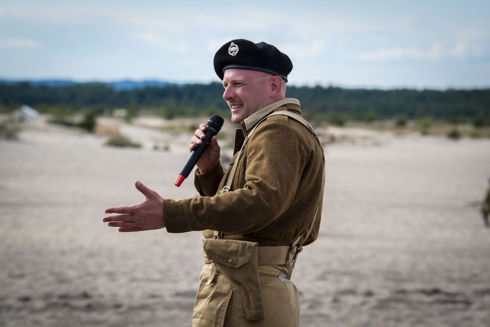 Tobruk 1941. Przystanek Żywej Historii na Pustyni Błędowskiej – Róża Wiatrów (Klucze). Fot. Agnieszka Masłowska (IPN)