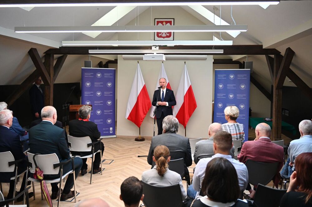 Wręczenie odznaczeń państwowych w siedzibie krakowskiego oddziału IPN. Fot. Janusz Ślęzak (IPN)