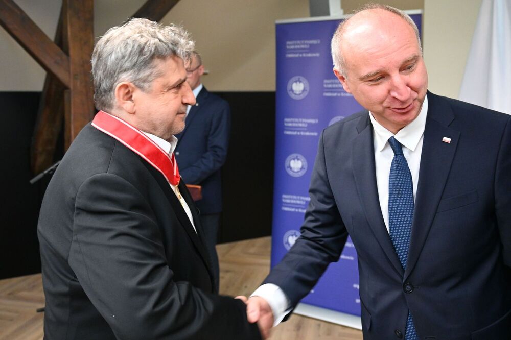 Wręczenie odznaczeń państwowych w siedzibie krakowskiego oddziału IPN. Fot. Janusz Ślęzak (IPN)