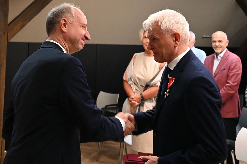 Wręczenie odznaczeń państwowych w siedzibie krakowskiego oddziału IPN. Fot. Janusz Ślęzak (IPN)