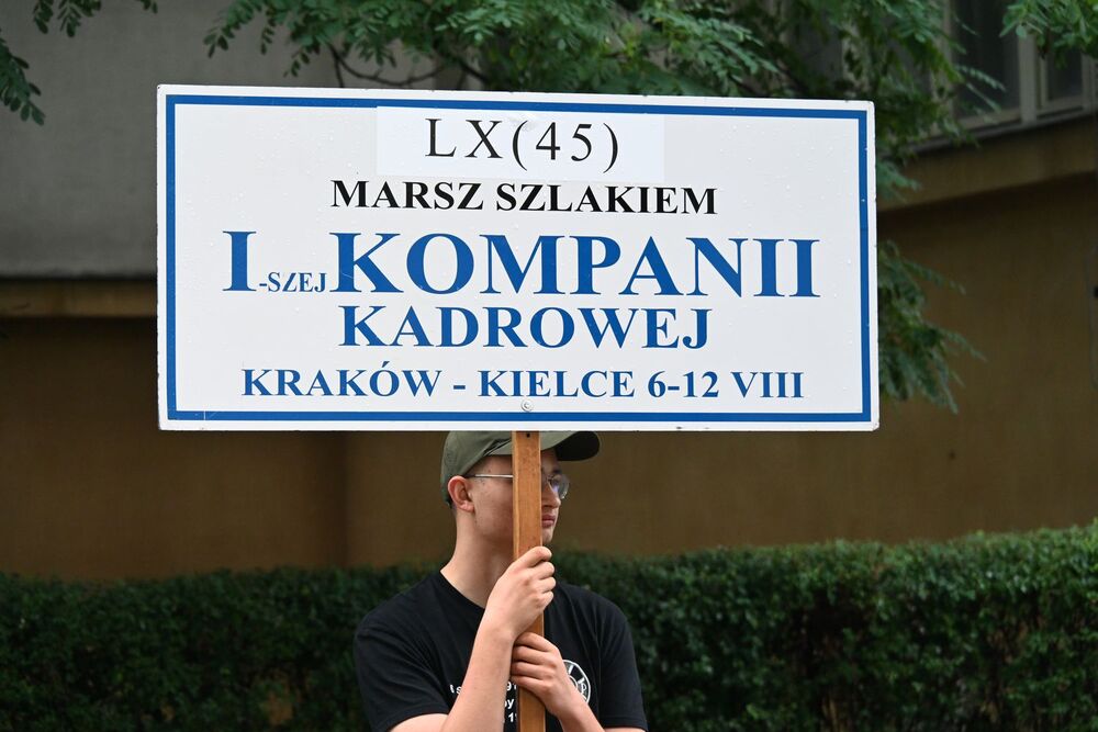 LX Marsz Szlakiem Pierwszej Kompanii Kadrowej. Fot. Janusz Ślęzak (IPN)