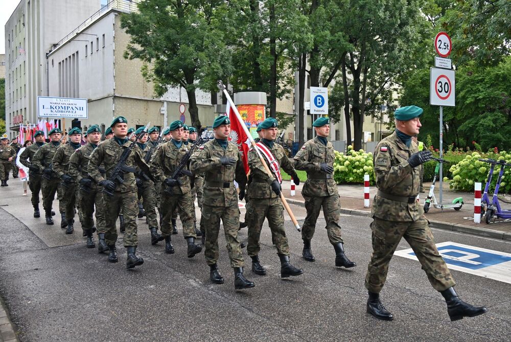 LX Marsz Szlakiem Pierwszej Kompanii Kadrowej. Fot. Janusz Ślęzak (IPN)