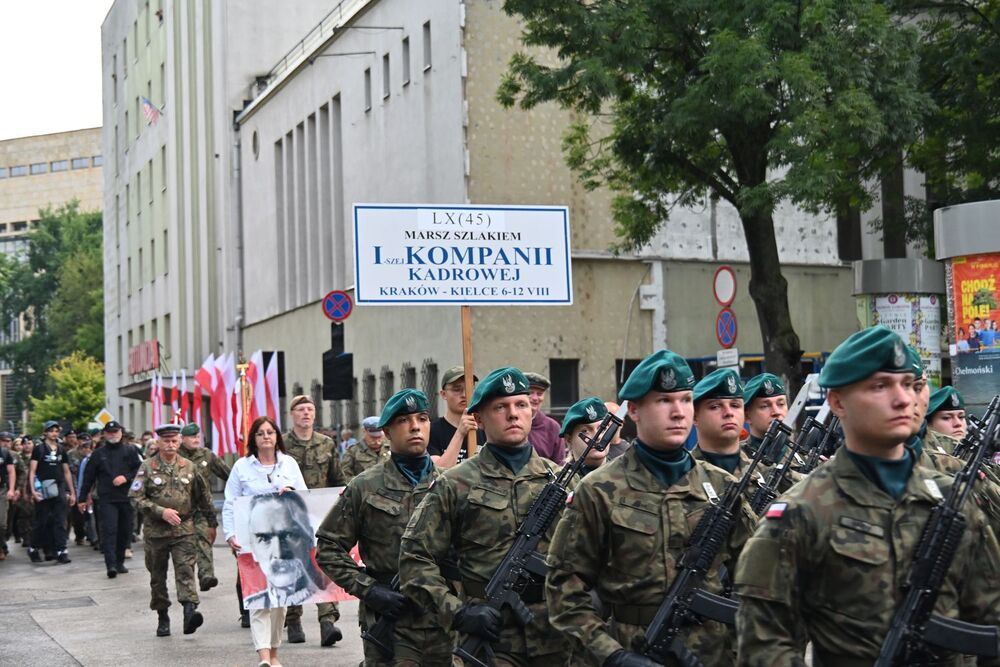LX Marsz Szlakiem Pierwszej Kompanii Kadrowej. Fot. Janusz Ślęzak (IPN)