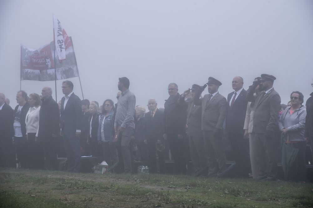 Uroczystość na Hali Łabowskiej. Fot. Agnieszka Masłowska (IPN)