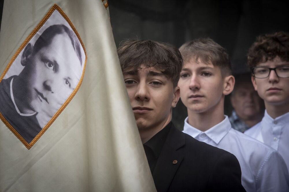 Uroczystość na Hali Łabowskiej. Fot. Agnieszka Masłowska (IPN)