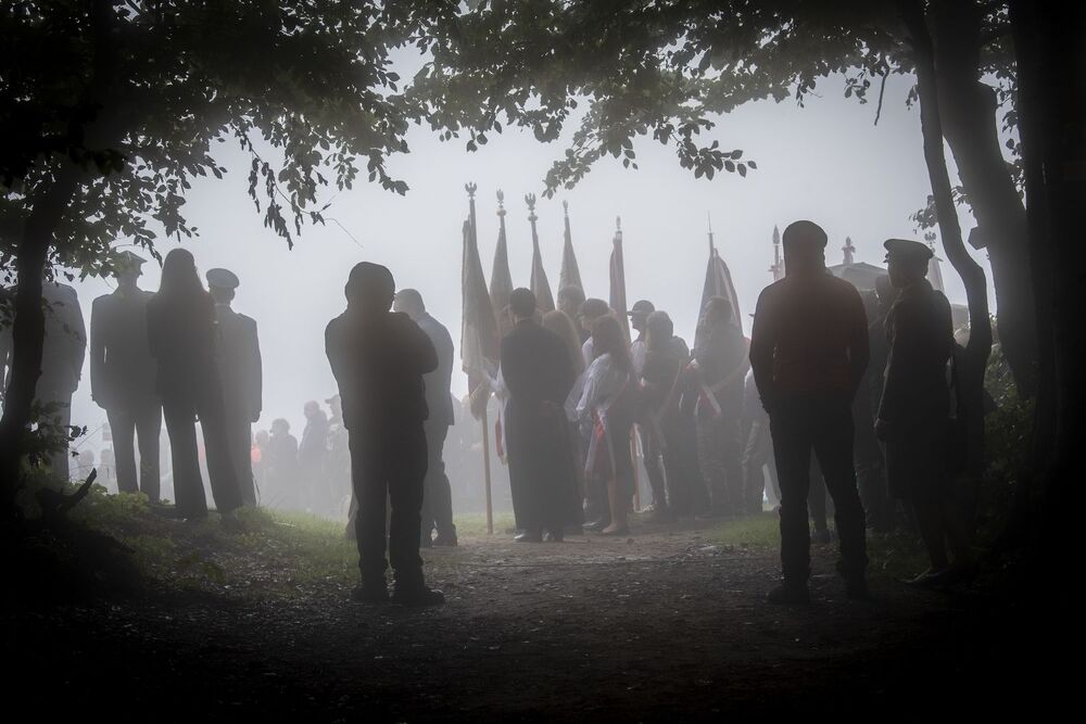 Uroczystość na Hali Łabowskiej. Fot. Agnieszka Masłowska (IPN)