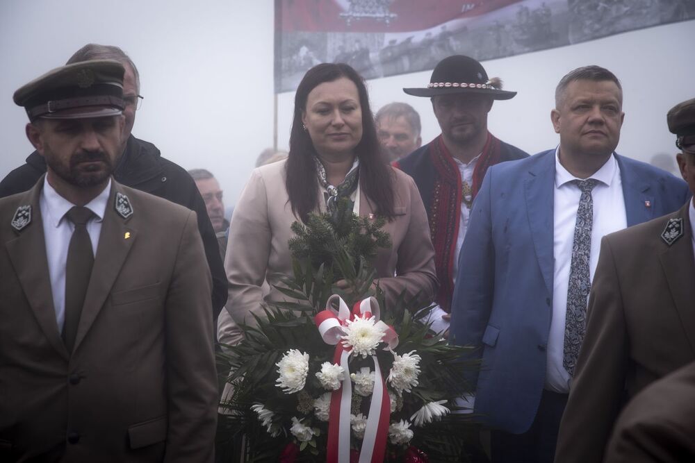Uroczystość na Hali Łabowskiej. Fot. Agnieszka Masłowska (IPN)