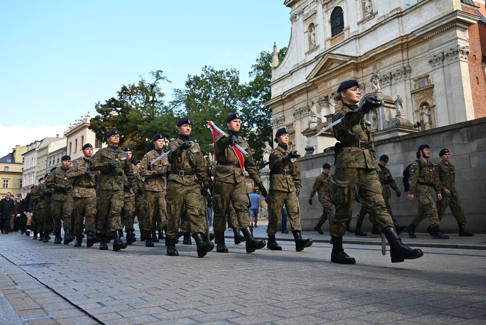 Krakowskie uroczystości w 86. rocznicę agresji Związku Sowieckiego na Polskę. Fot. Janusz Ślęzak (IPN)