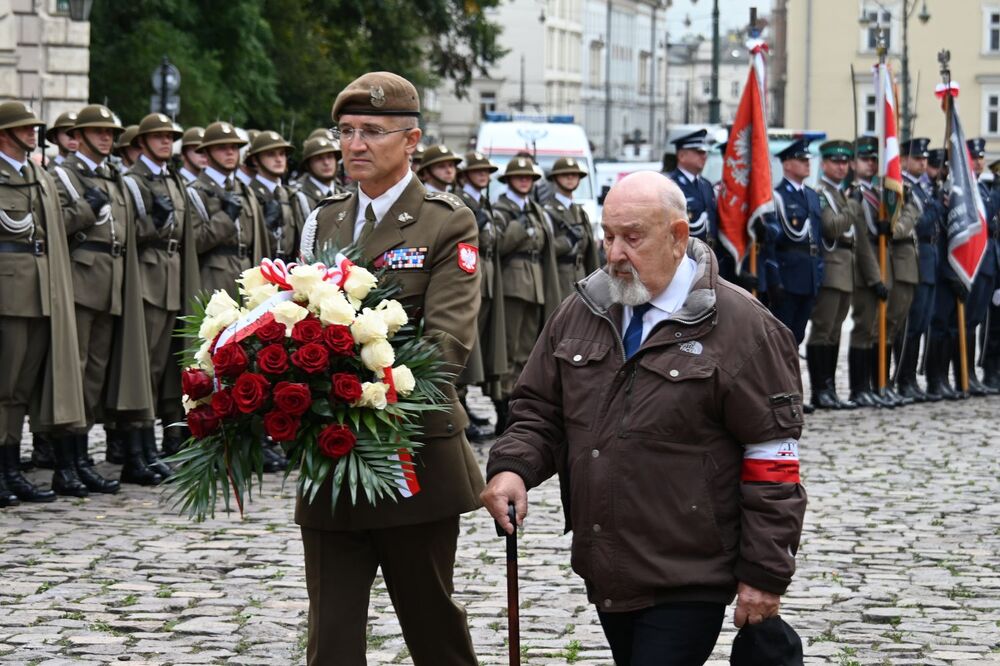 Krakowskie uroczystości w 86. rocznicę agresji Związku Sowieckiego na Polskę. Fot. Janusz Ślęzak (IPN)