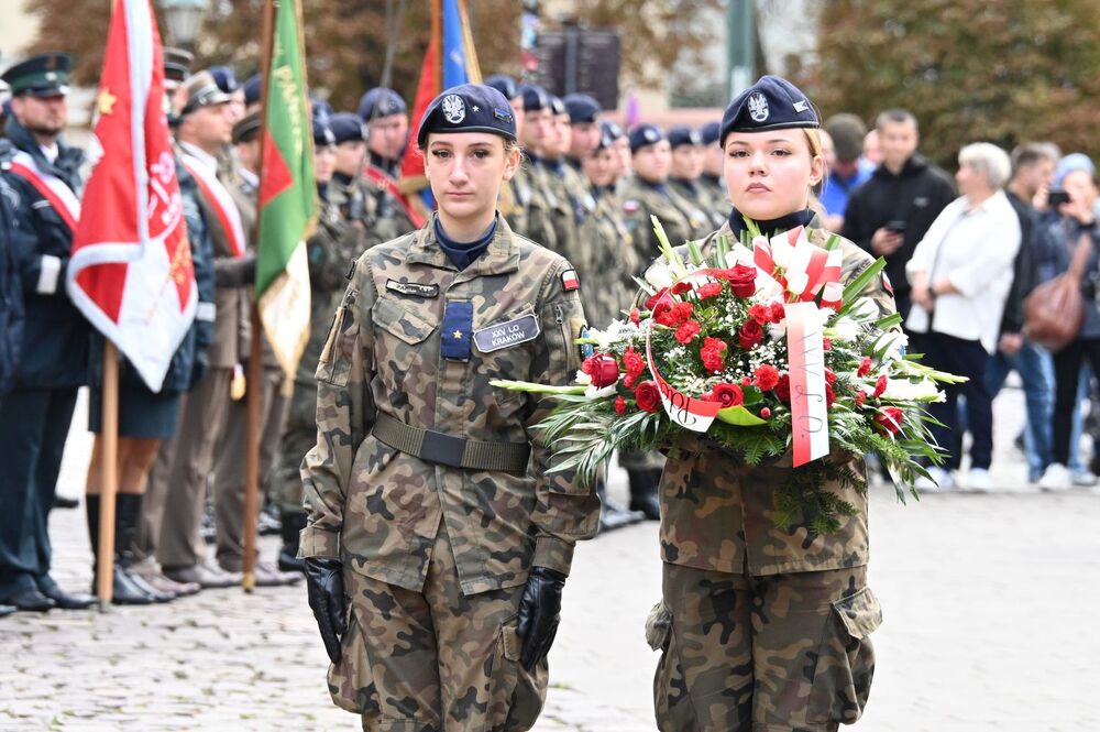 Krakowskie uroczystości w 86. rocznicę agresji Związku Sowieckiego na Polskę. Fot. Janusz Ślęzak (IPN)