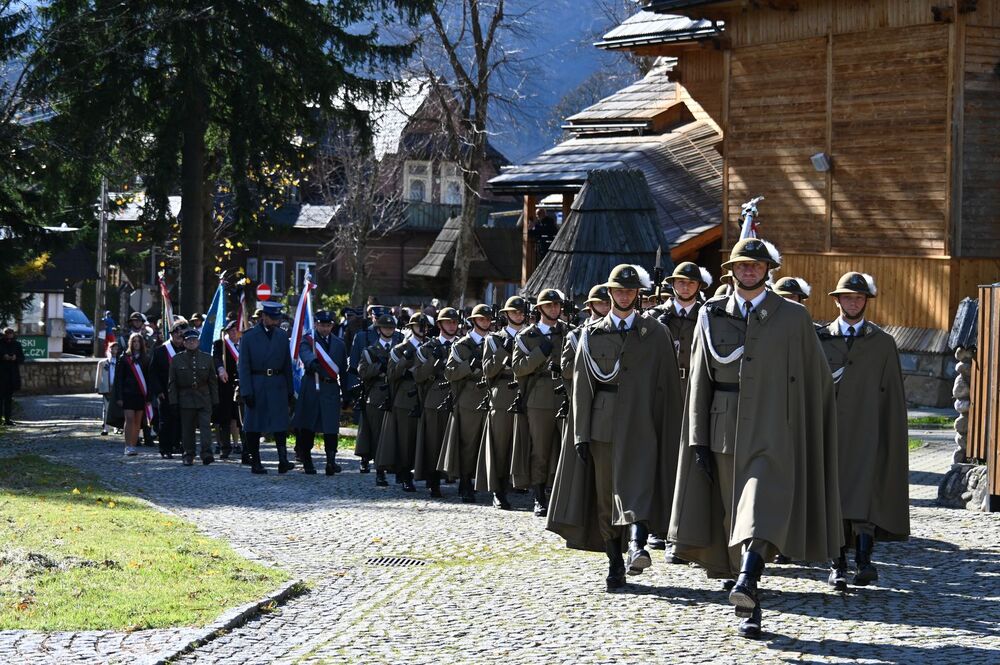 Uroczystości pogrzebowe Stanisława Klapera. Fot. Janusz Ślęzak (IPN)