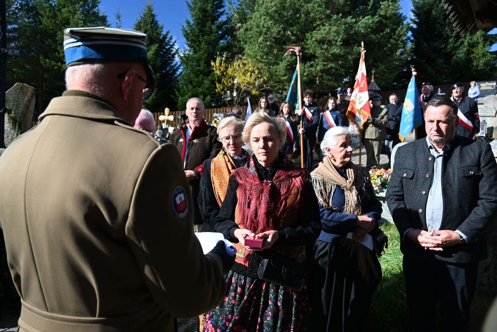 Uroczystości pogrzebowe Stanisława Klapera. Fot. Janusz Ślęzak (IPN)