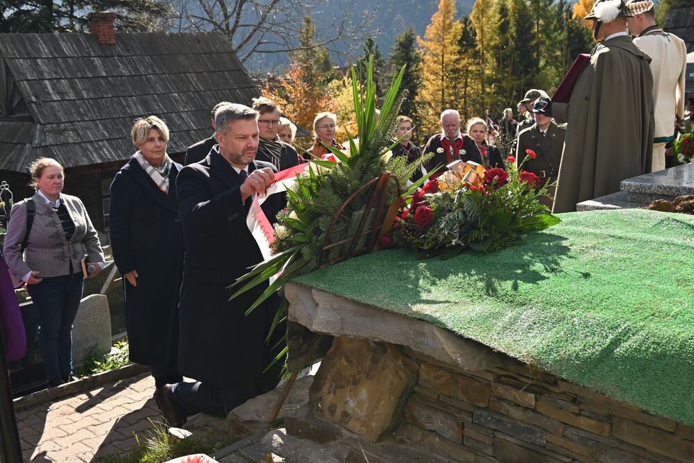 Uroczystości pogrzebowe Stanisława Klapera. Fot. Janusz Ślęzak (IPN)