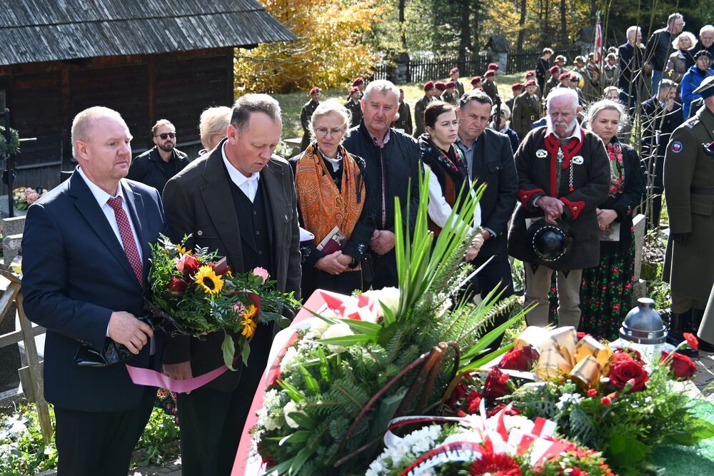Uroczystości pogrzebowe Stanisława Klapera. Fot. Janusz Ślęzak (IPN)