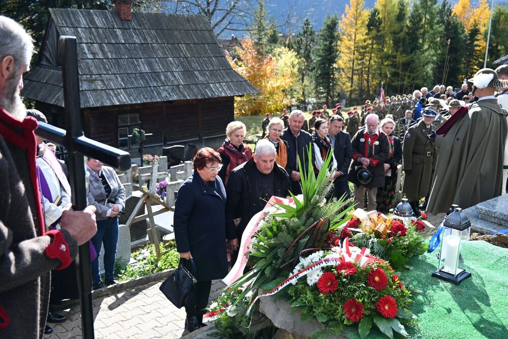 Uroczystości pogrzebowe Stanisława Klapera. Fot. Janusz Ślęzak (IPN)