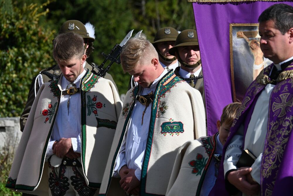 Uroczystości pogrzebowe Stanisława Klapera. Fot. Janusz Ślęzak (IPN)