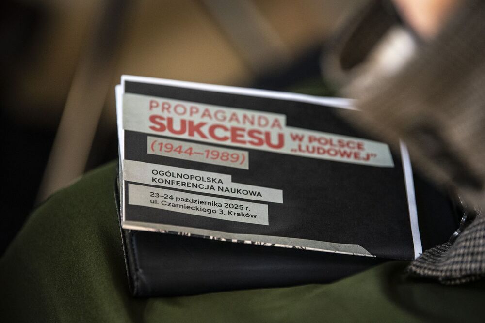 Ogólnopolska konferencja naukowa o propagandzie sukcesu w Polsce ludowej. Fot. Agnieszka Masłowska (IPN)