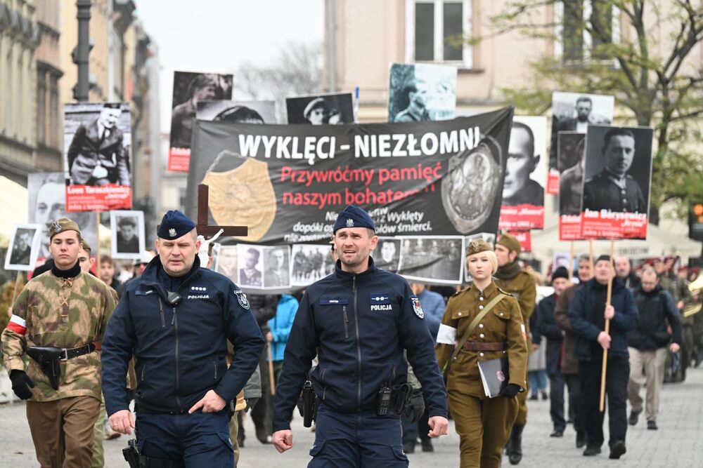 XII Krakowskie Zaduszki za Żołnierzy Wyklętych – Niezłomnych. Fot. Janusz Ślęzak (IPN)