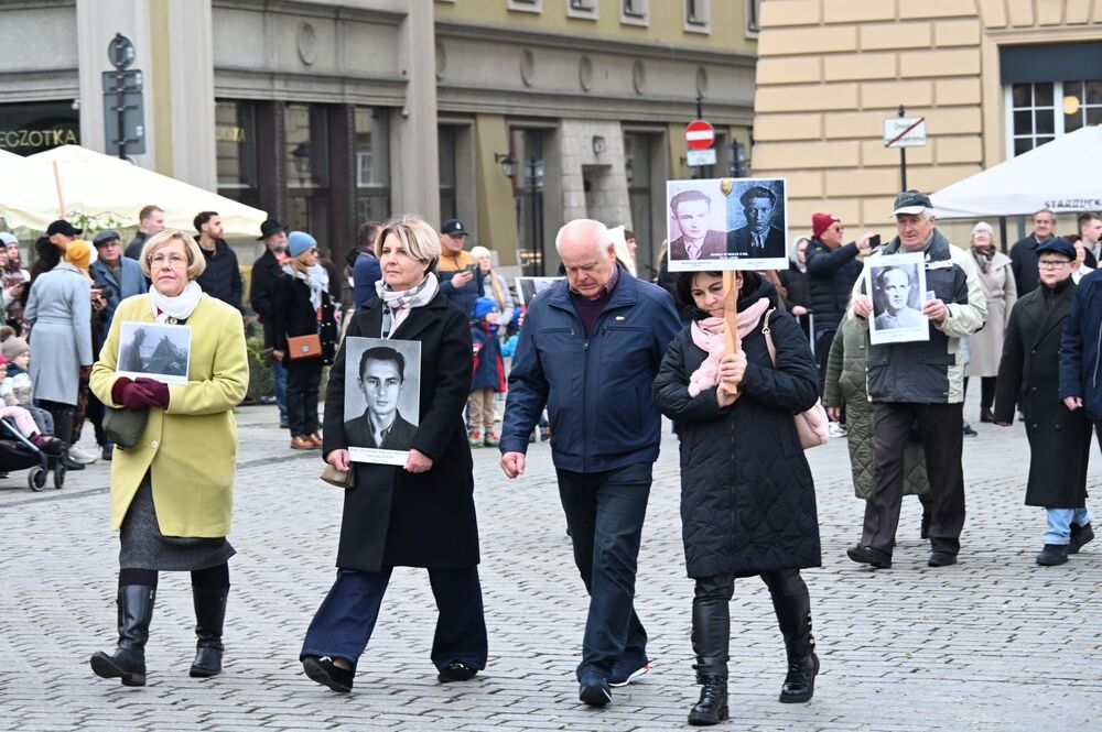 XII Krakowskie Zaduszki za Żołnierzy Wyklętych – Niezłomnych. Fot. Janusz Ślęzak (IPN)