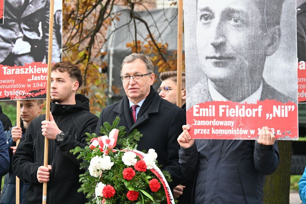 XII Krakowskie Zaduszki za Żołnierzy Wyklętych – Niezłomnych. Fot. Janusz Ślęzak (IPN)