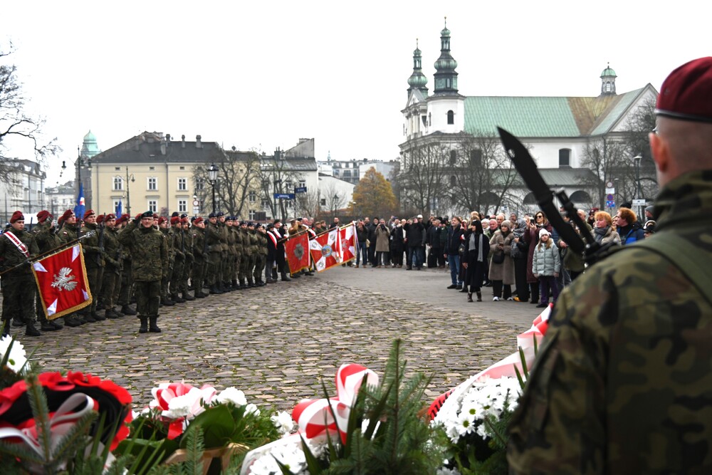 XII Krakowskie Zaduszki za Żołnierzy Wyklętych – Niezłomnych. Fot. Janusz Ślęzak (IPN)
