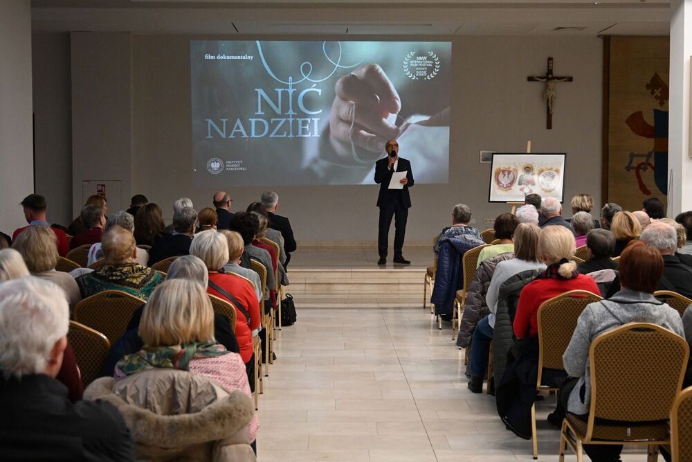W Krakowie odbył się pokaz filmu produkcji IPN „Nić nadziei”. Fot. Janusz Ślęzak (IPN)