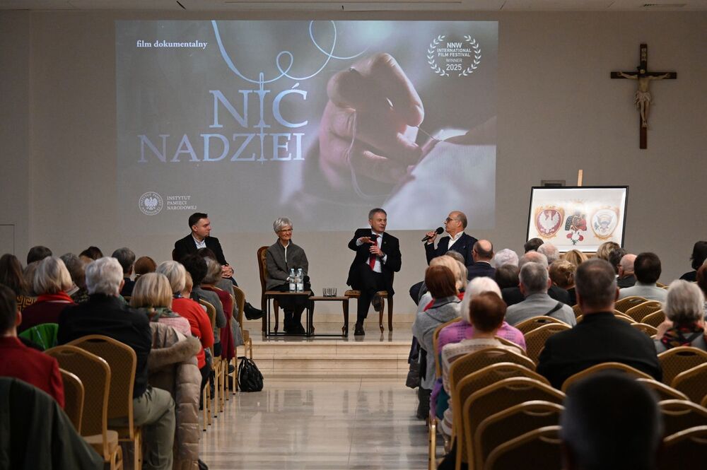 W Krakowie odbył się pokaz filmu produkcji IPN „Nić nadziei”. Fot. Janusz Ślęzak (IPN)