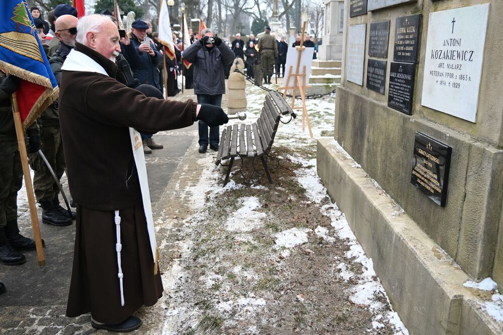 163. rocznica wybuchu powstania styczniowego. Uroczystość w Krakowie. Fot. Janusz Ślęzak (IPN)