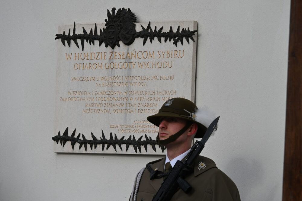 86. rocznica pierwszej deportacji Polaków w głąb ZSRS. Uroczystości w Krakowie. Fot. Janusz Ślęzak (IPN)