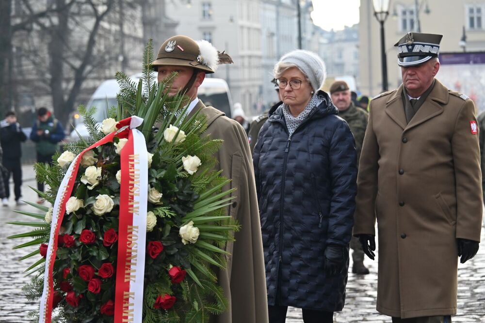 86. rocznica pierwszej deportacji Polaków w głąb ZSRS. Uroczystości w Krakowie. Fot. Janusz Ślęzak (IPN)