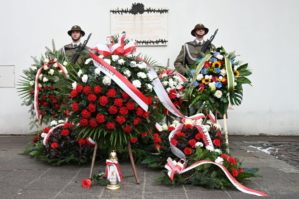 86. rocznica pierwszej deportacji Polaków w głąb ZSRS. Uroczystości w Krakowie. Fot. Janusz Ślęzak (IPN)