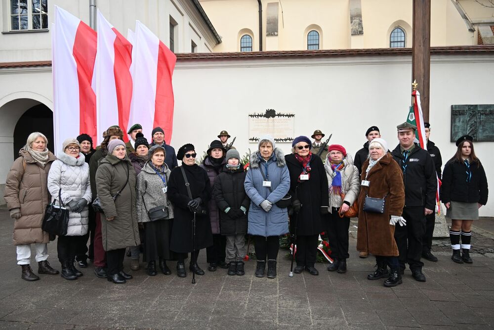 86. rocznica pierwszej deportacji Polaków w głąb ZSRS. Uroczystości w Krakowie. Fot. Janusz Ślęzak (IPN)
