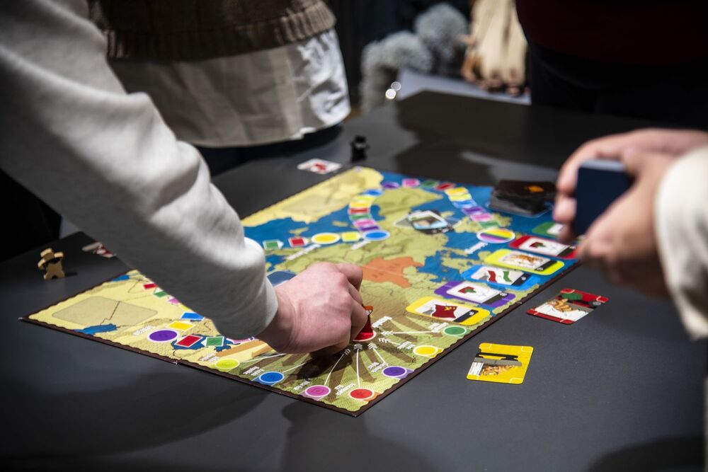 Nauczyciele z Rumunii w siedzibie krakowskiego oddziału IPN. Fot. Agnieszka Masłowska (IPN)