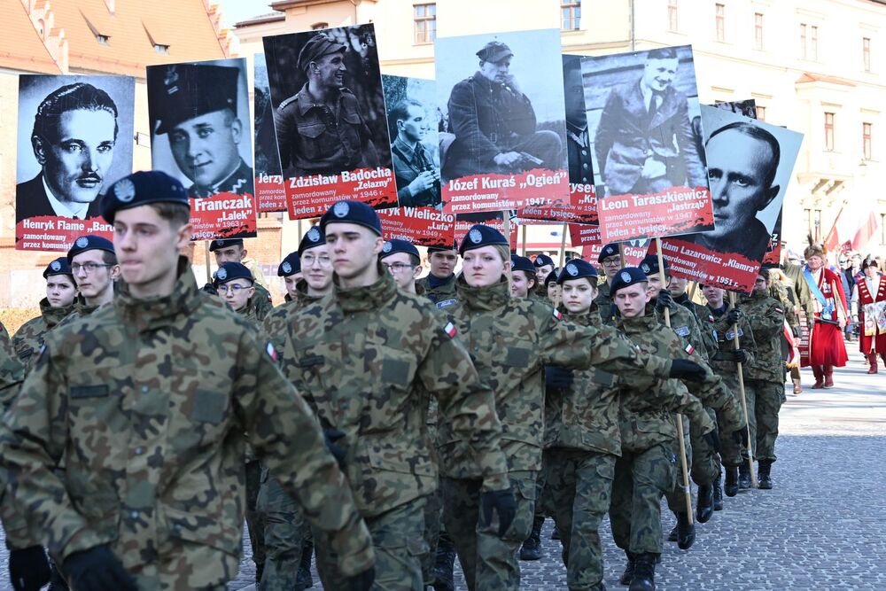 Narodowy Dzień Pamięci Żołnierzy Wyklętych. Uroczystości w Krakowie. Fot. Janusz Ślęzak (IPN)