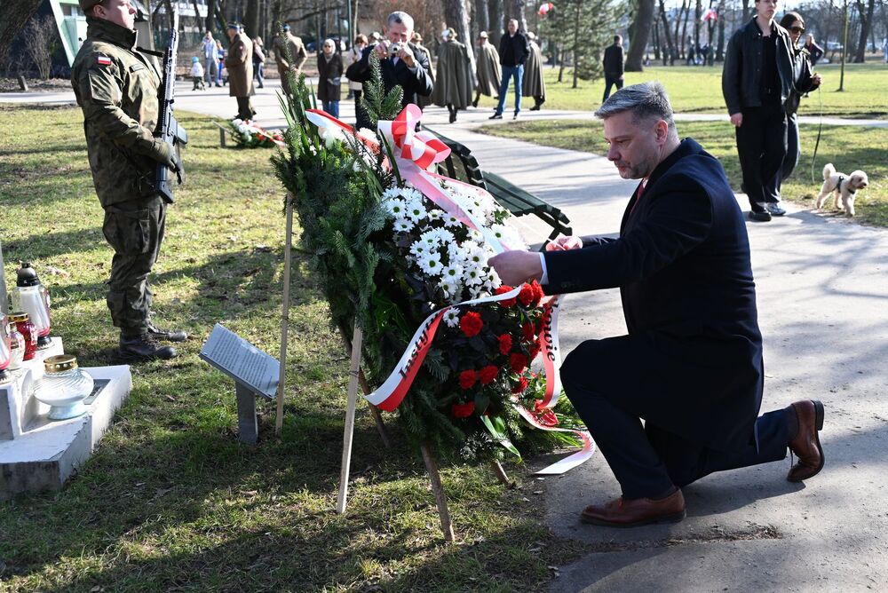 Narodowy Dzień Pamięci Żołnierzy Wyklętych. Uroczystości w Krakowie. Fot. Janusz Ślęzak (IPN)