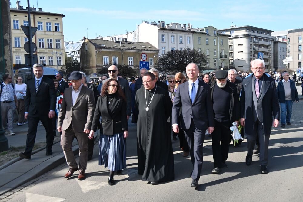 Marsz Pamięci w 83. rocznicę likwidacji krakowskiego getta. Fot. Janusz Ślęzak (IPN)