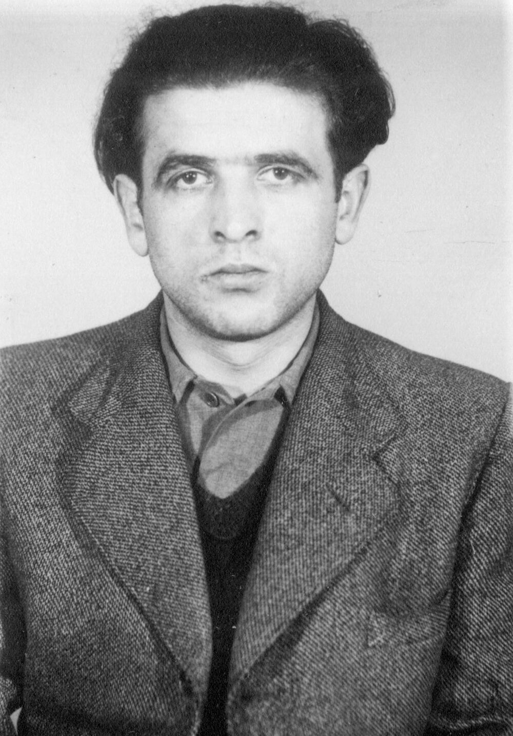Antoni Biegun „Sztubak”, zdjęcie wykonane po aresztowaniu w 1948 r.