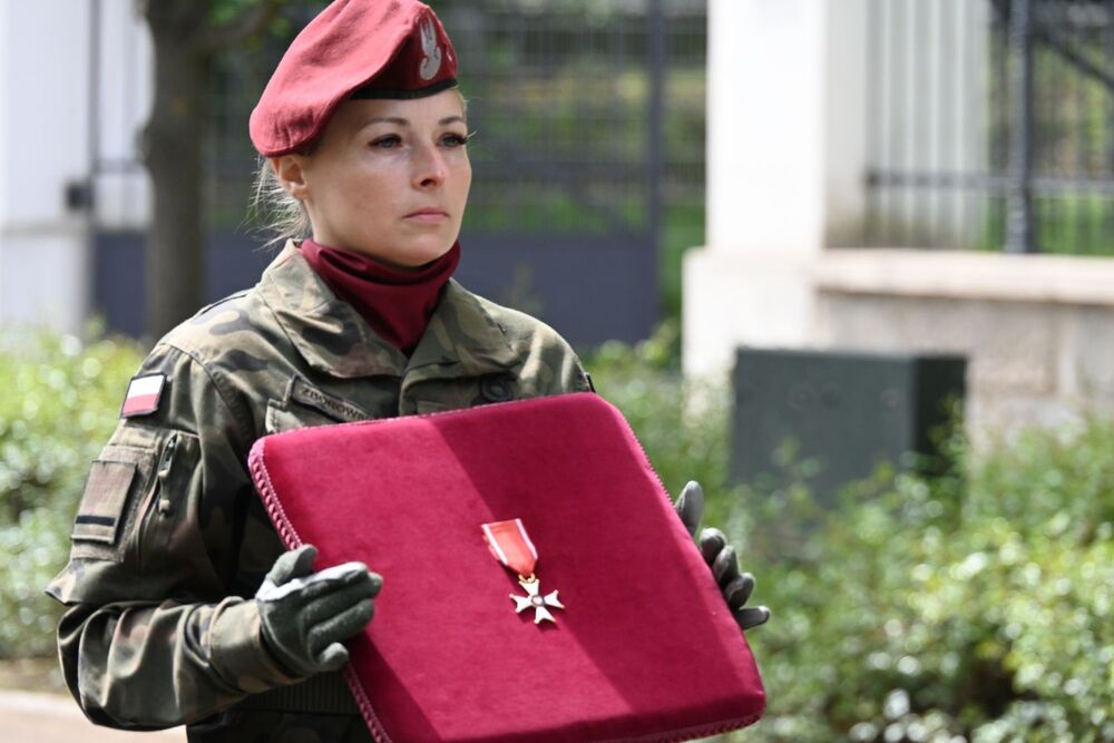 Uroczystości pogrzebowe Władysława Tarkowskiego. Fot. Janusz Ślęzak (IPN)