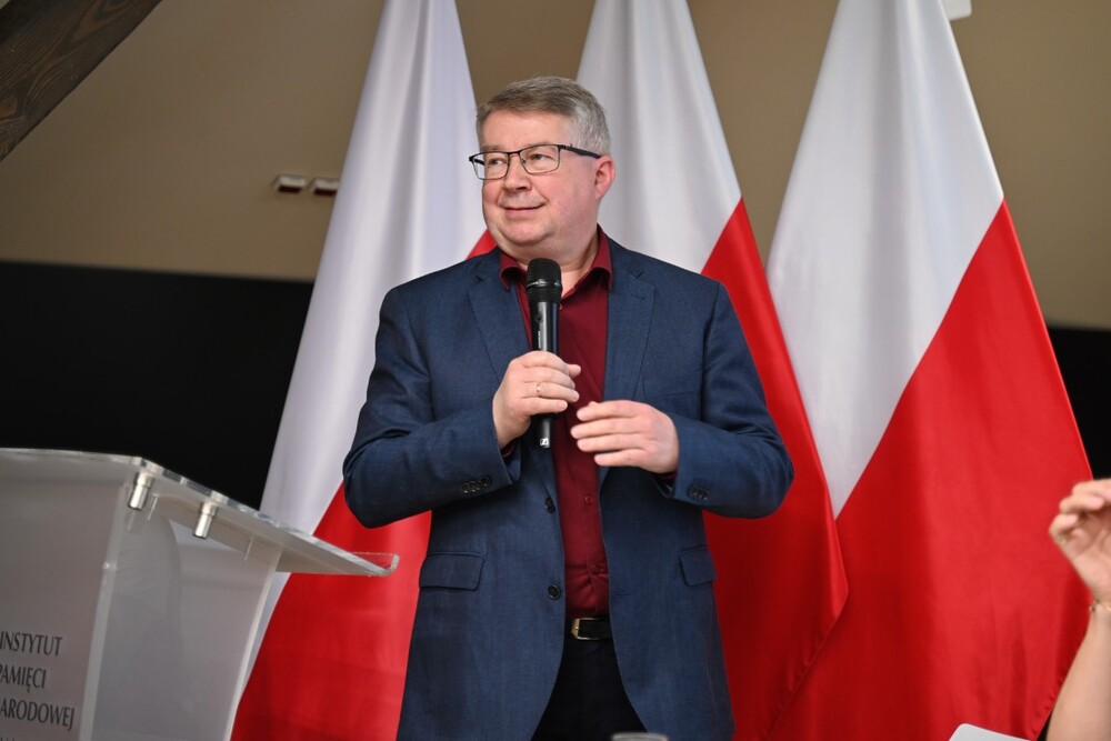 Konferencja naukowa „Poza regulaminem, poza służbą, poza prawem. Codzienność, praktyki nieformalne i życie pozazawodowe funkcjonariuszy SB w latach 1956-1990”. Fot. Żaneta Wierzgacz (IPN)