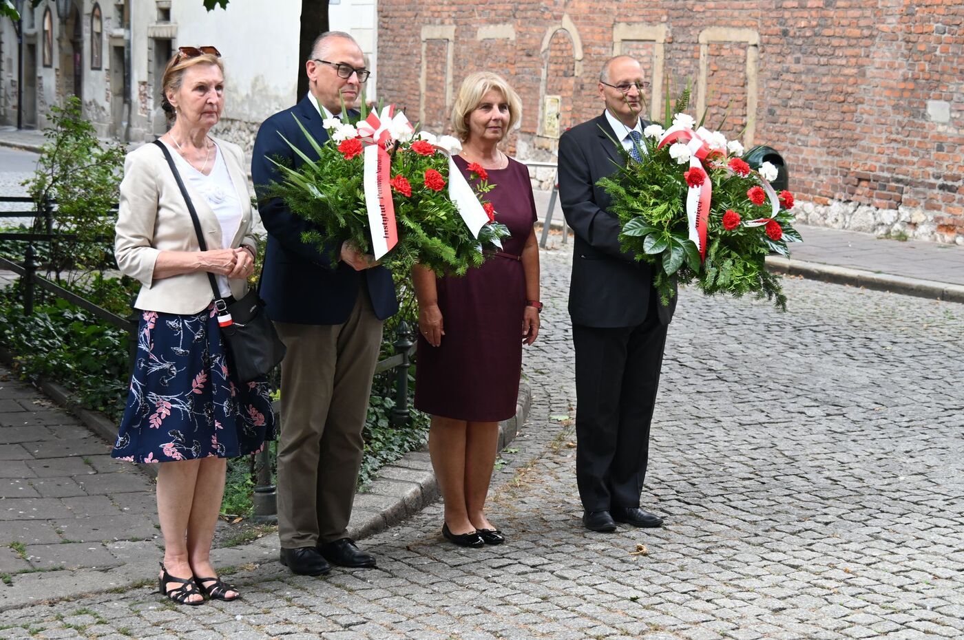 Kraków. 82. rocznica śmierci gen. Stanisława Rostworowskiego oraz Jadwigi i Zygmunta Karłowskich. Fot. Janusz Ślęzak (IPN)