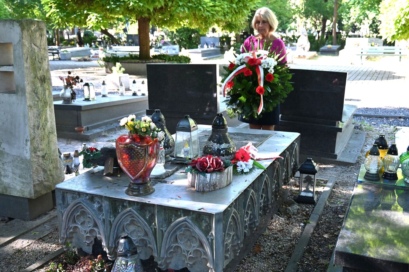 Grób Janusza Kurtyki na Cmentarzu Rakowickim w Krakowie. Fot. Janusz Ślęzak (IPN)