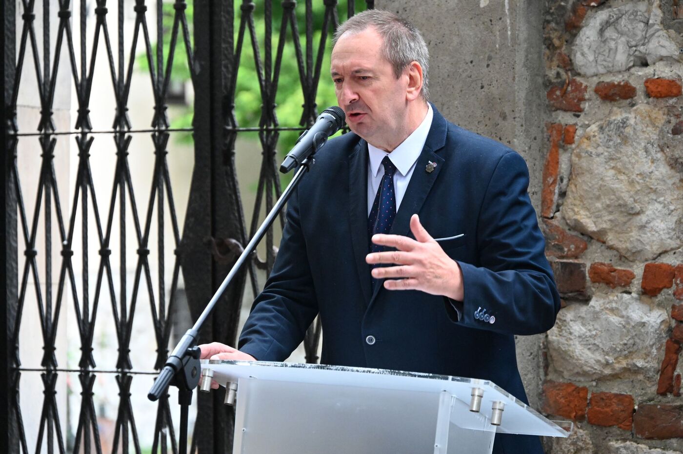 Uroczystości w 80. rocznicę rozbicia komunistycznego więzienia św. Michała w Krakowie. Fot. Janusz Ślęzak (IPN)