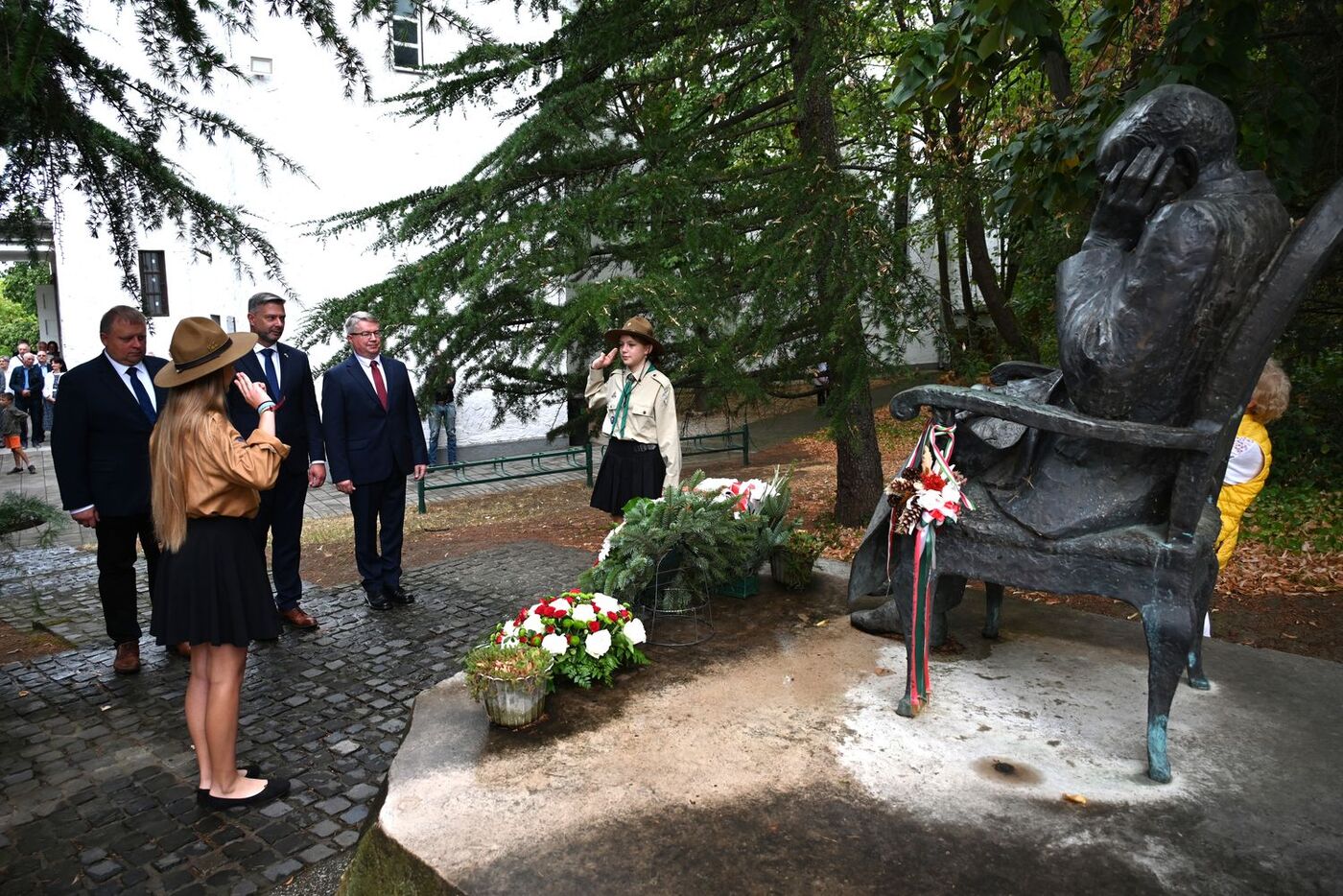 Uroczystości w Balatonboglár na Węgrzech. Fot. Janusz Ślęzak (IPN)