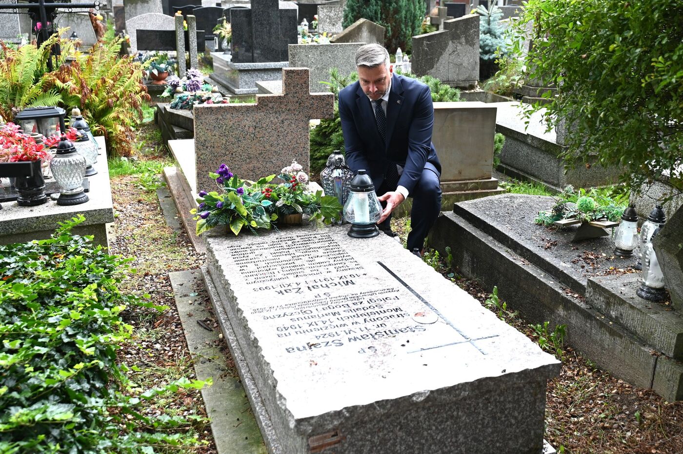 77. rocznica śmierci ks. Władysława Gurgacza oraz Stanisława Szajny i Stefana Balickiego. Fot. Janusz Ślęzak (IPN)