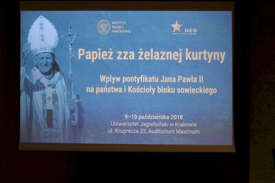 Konferencja „Papież zza żelaznej kurtyny” w Krakowie