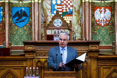 Konferencja „Papież zza żelaznej kurtyny” w Budapeszcie, 12 października 2018. Fot. Sławek Kasper (IPN)