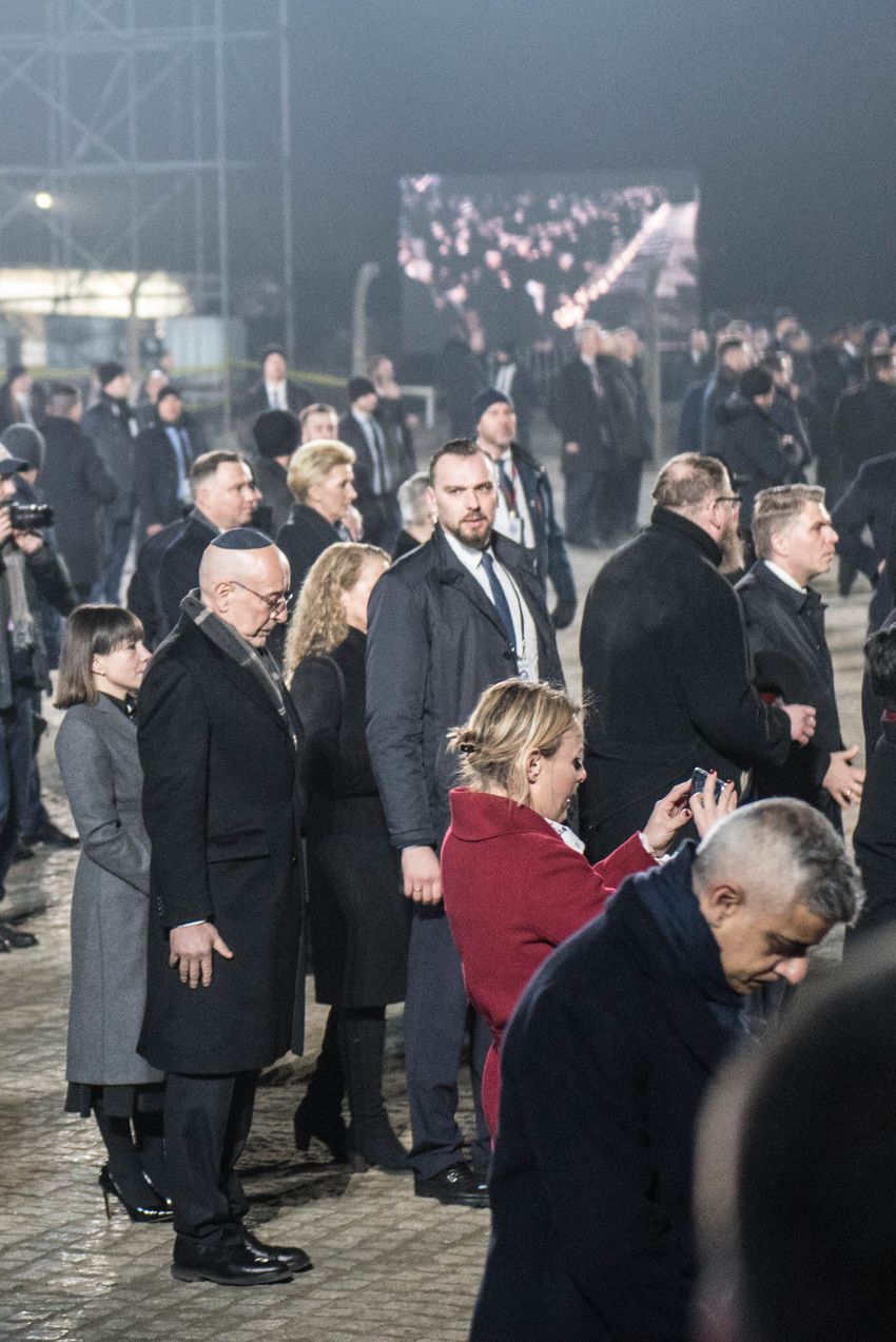 75. rocznica wyzwolenia niemieckiego nazistowskiego obozu Auschwitz-Birkenau, 27 stycznia 2020. Fot. Agnieszka Masłowska (IPN)