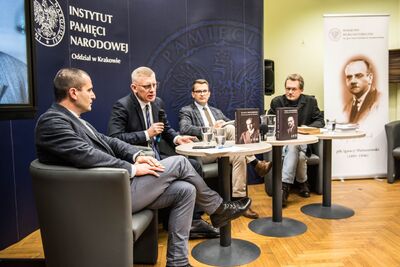 Promocja książki Sławomira Cenckiewicza o Ignacym Matuszewskim – Kraków, 5 lutego 2020. Fot. Agnieszka Masłowska IPN