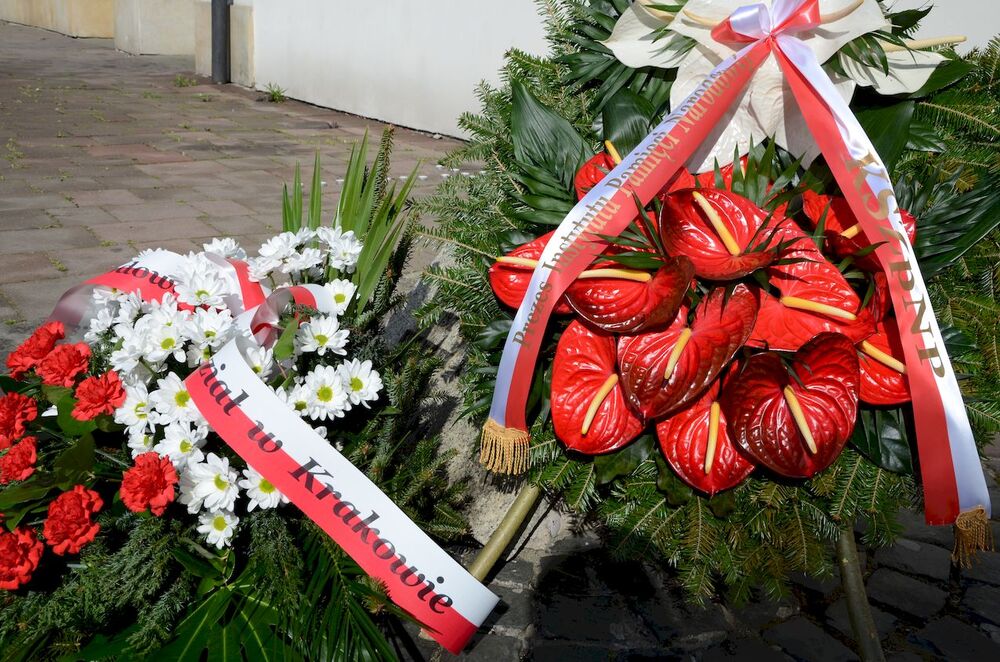 W Krakowie kierownictwo IPN uczciło pamięć ofiar zbrodni katyńskiej. Fot. Janusz Ślęzak (IPN)