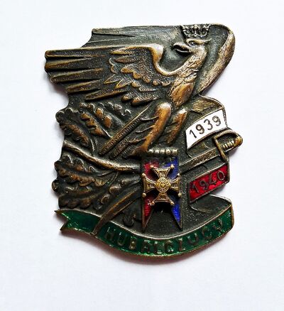 Odznaka pamiątkowa Oddziału Wydzielonego Wojska Polskiego. Zbiory prywatne